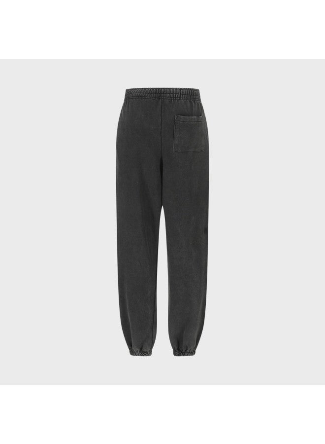 Zara men's Distressed Cotton Fleece-lined Warm Casual Versatile Cuffed Pants - Image 3