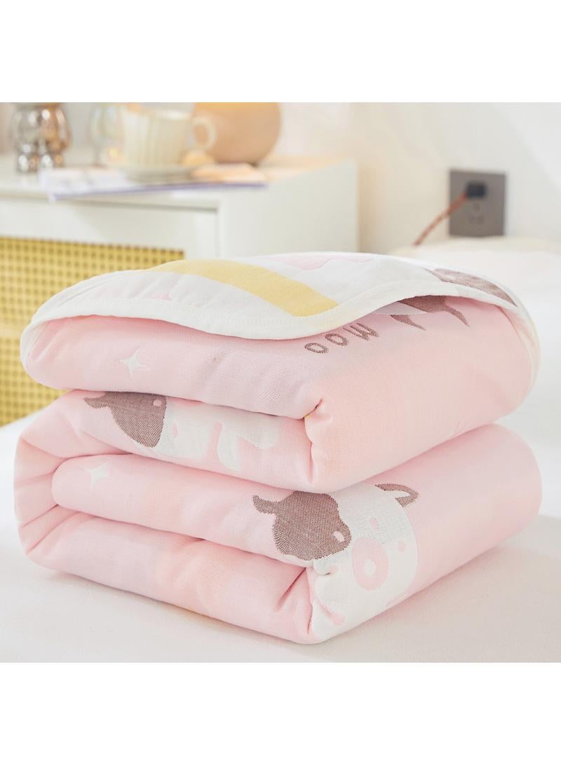 Y&D 120*150cm Six Layer Absorbent Cotton Towel Summer Cool Blanket  - Image 1