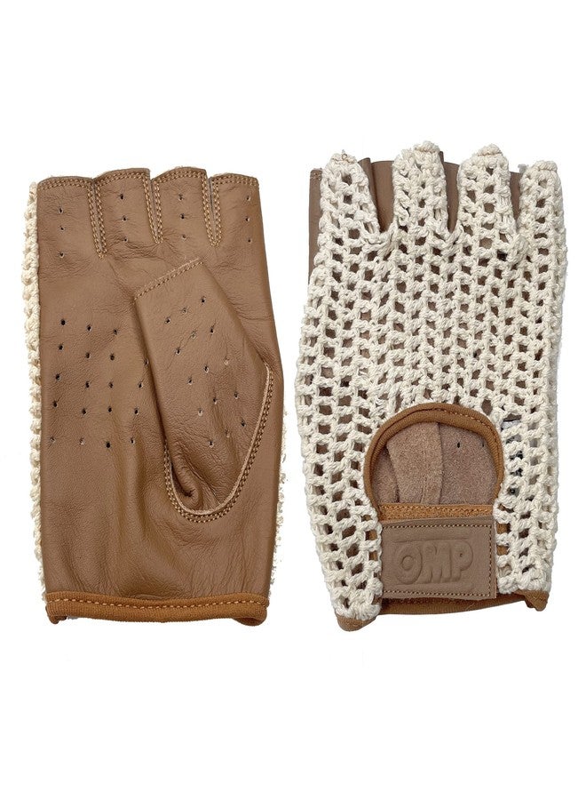 OMP (IB/747/M/L Tazio Gloves, Brown, Large - Image 5