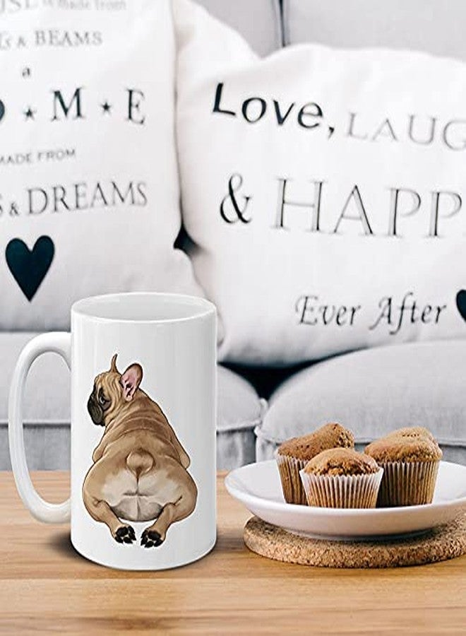 MUGBREW French Bulldog Butt Looking Back Ceramic Coffee Mug Tea Cup, 11 OZ - Image 5