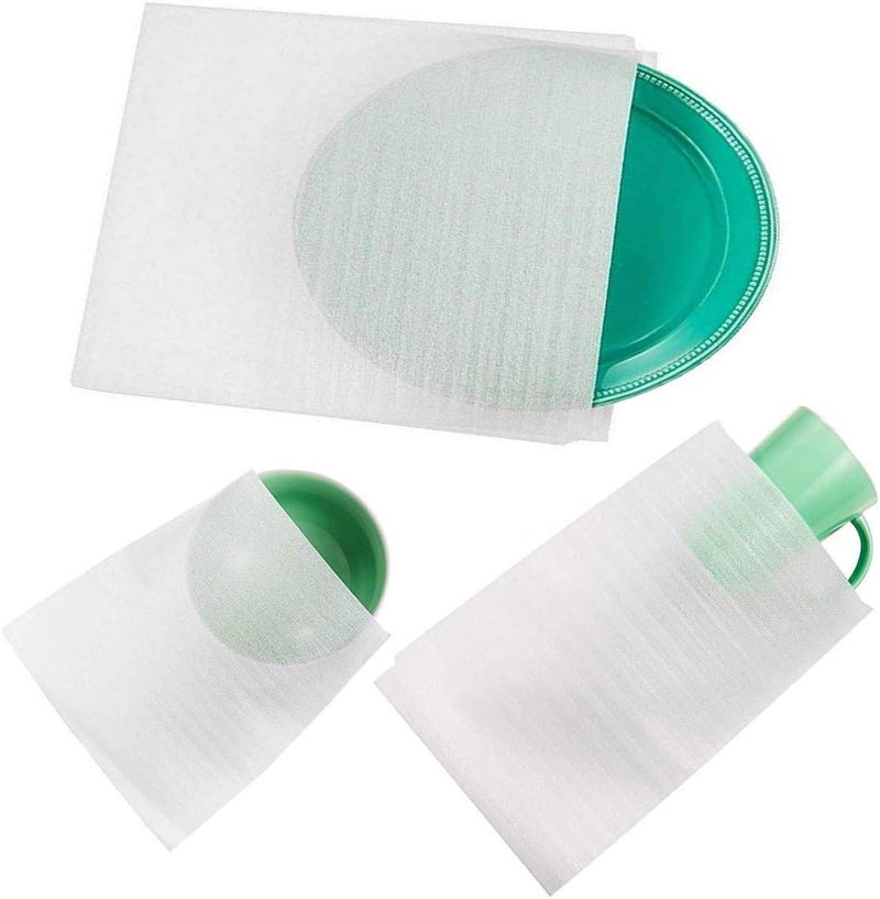 Lainrrew 60 Pack Foam Pouches, 3 Sizes Thick Cushion Wrap Pouches Foam Wrap Sheets Packing Pouches Against Chipping & Breakage for Packing, Moving, Shipping, Packaging - Image 1