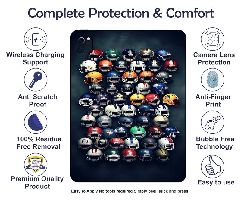 WRAP CRAFT Skin Compatible with iPad Pro 11 inch 3rd Generation, 2021 Skin Revamp Your tablet's Style with This Protective & Fashionable Tablet Skin; DP-068 - Image 3