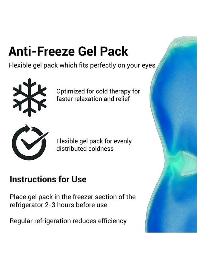KANDPAND Cooling Gel Pads Ice l Mask Cooling Eyes Ice Mask Pain Relief Redness Gel For Dark Circles Patches for Women and Men (Multi) (3 (PEC)) - Image 5