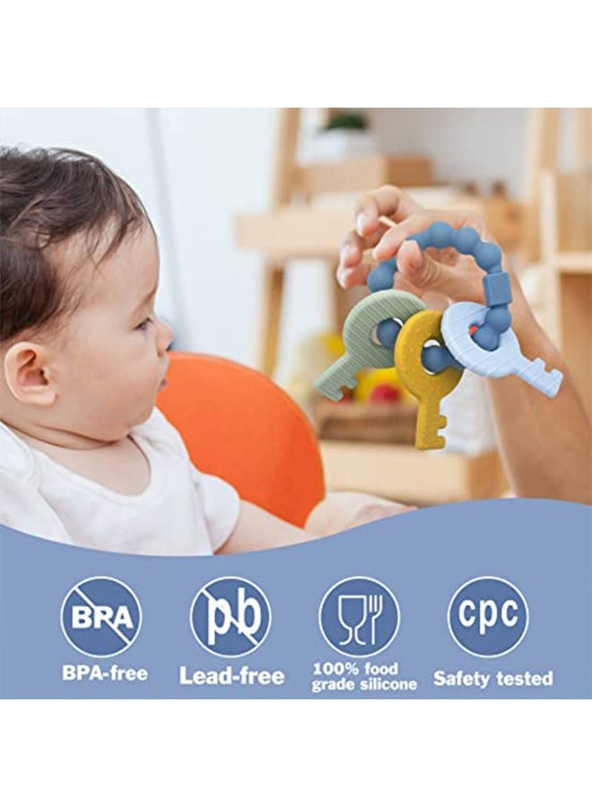 Silicone Teether Bracelet Unisex Babies Teething Toy for Baby Chew Bracelet - Image 5