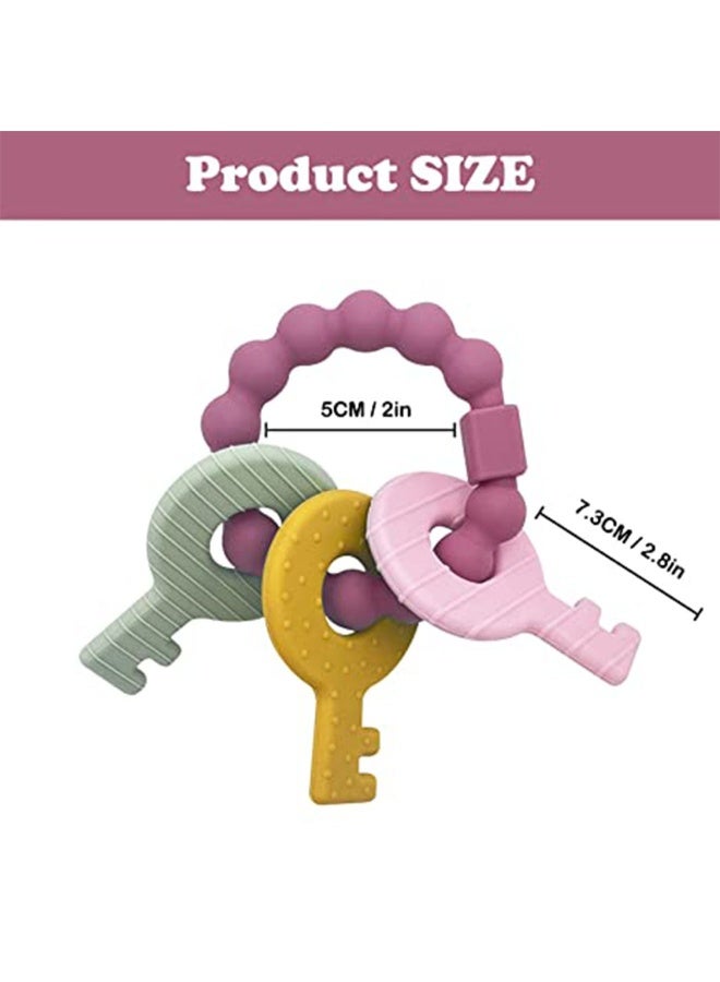 Silicone Teether Bracelet Unisex Babies Teething Toy for Baby Chew Bracelet - Image 2