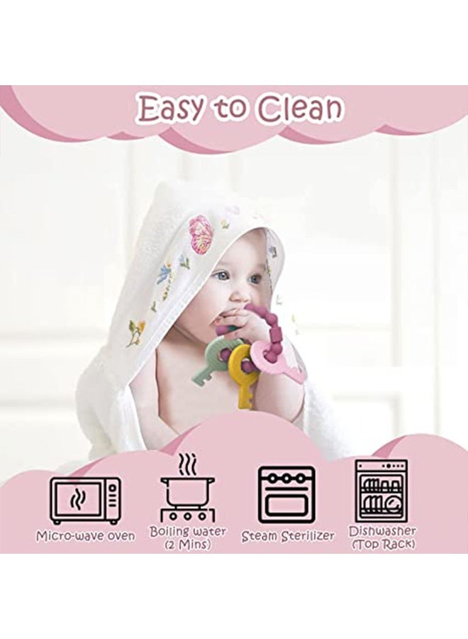 Silicone Teether Bracelet Unisex Babies Teething Toy for Baby Chew Bracelet - Image 4