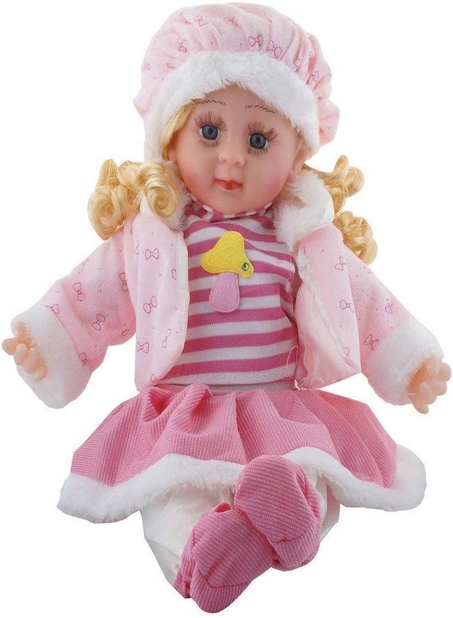 TECH LOGO ELECTRONICS Singing Songs and Poem Baby Girl Doll - Big Size Original - Plush Soft Clothing - 40 cm (Colour and Dress as per Stock) - Image 1