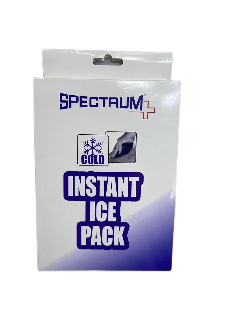 Spectrum Instant Cold Packs - (5" x 6") Disposable Cold Compress Therapy Instant Ice Pack for Injuries, First Aid, Pain Relief for Tooth Aches,Swelling, Sprains, Bruises, Insect Bites - pack of 3 (6 pcs)  - Image 1