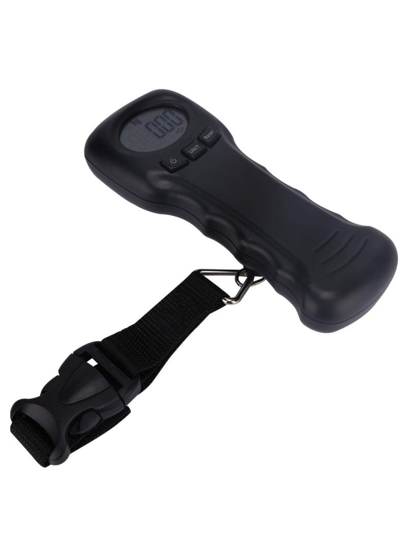 KASTWAVE Portable Digital Luggage Scale, 50kg/110lb Mini Travel Scale for Luggage Bags with LCD Display, Auto Lock Reading After Weighing, for Travel Household Outdoor Weighing - Image 1