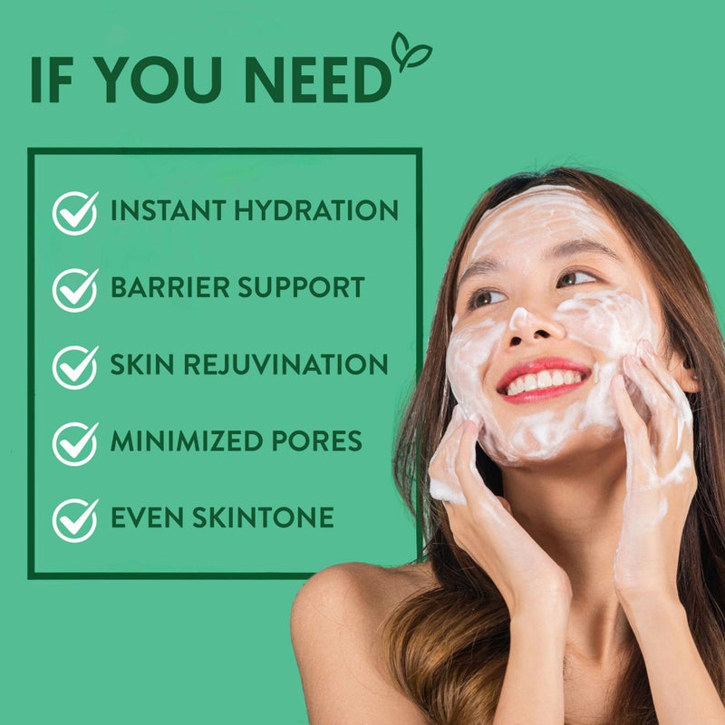 By Nature Foaming Cleanser with Hyaluronic Acid + Cica - Hydrating Face Cleanser For Bright and Fresh Skin - Skincare from New Zealand - 5 fl.oz - Image 4