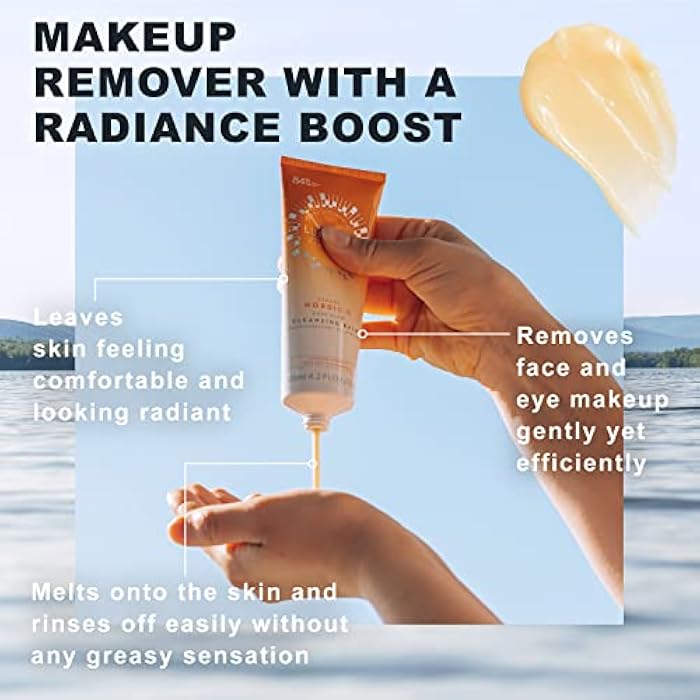 Lumene Nordic C Pure Glow Cleansing Balm - Make Up Remover Balm with Vitamin C for Skin Radiance - Vegan Eye Makeup Remover & Facial Care for Normal to Dry Skin (125ml) - Image 4