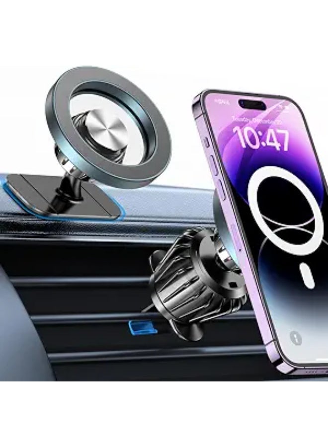 MagSafe Car Mount Magnetic Phone Holder for iPhone 17 16 15 14 13 12 Android - Image 1