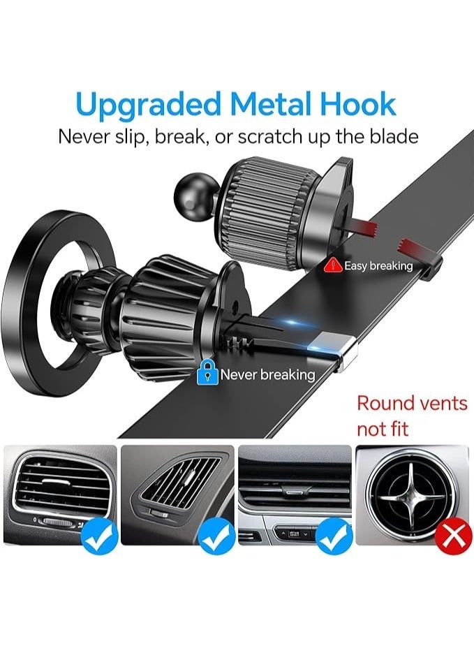 MagSafe Car Mount Magnetic Phone Holder for iPhone 17 16 15 14 13 12 Android - Image 2
