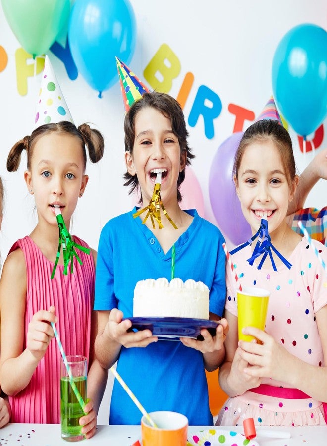 أبواق حفلات، 24 قطعة من أدوات إحداث الضوضاء للعام الجديد، أبواق حفلات لامعة معدنية مزينة بشراشيب للأطفال، أعياد ميلاد، حفلات تخرج، أبواق ملونة، صفارات، لوازم حفلات الزفاف، أعياد الميلاد، المناسبات العائلية، والفعاليات الرياضية - Image 5