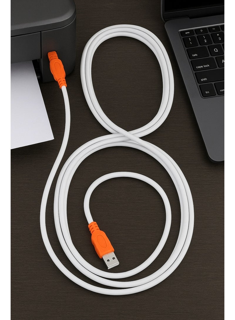 High-quality 3-meter USB A/B printer cable – for fast and stable connection to devices and printers - Image 4