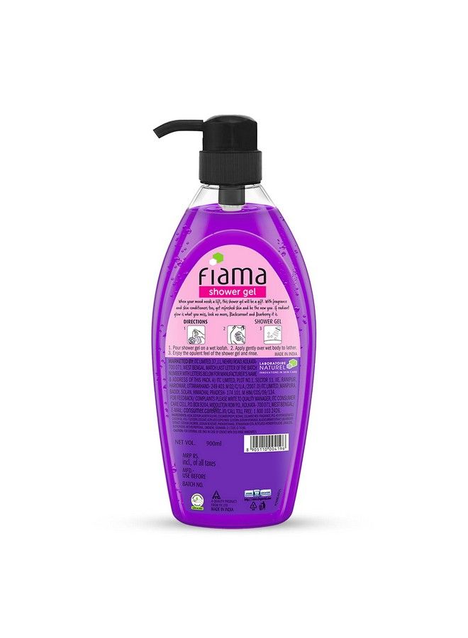 Fiama جل استحمام عائلة عبوة توت أسود و توت الدب مع مرطبات للبشرة لتوهج مشرق 900 مل زجاجة - Image 5