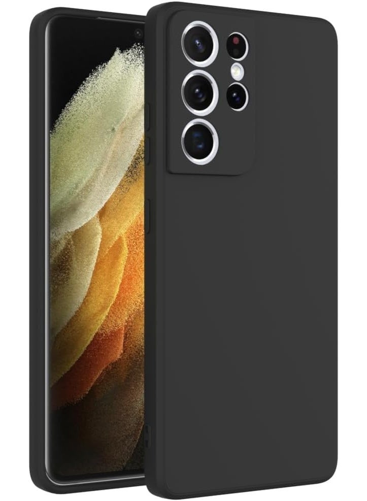 Houmt Samsung Galaxy S21 Ultra Case Cover Ultra-Thin Soft Silicone Case with Anti-Scratch Microfiber Lining Cushion for Samsung S21 Ultra - Image 1