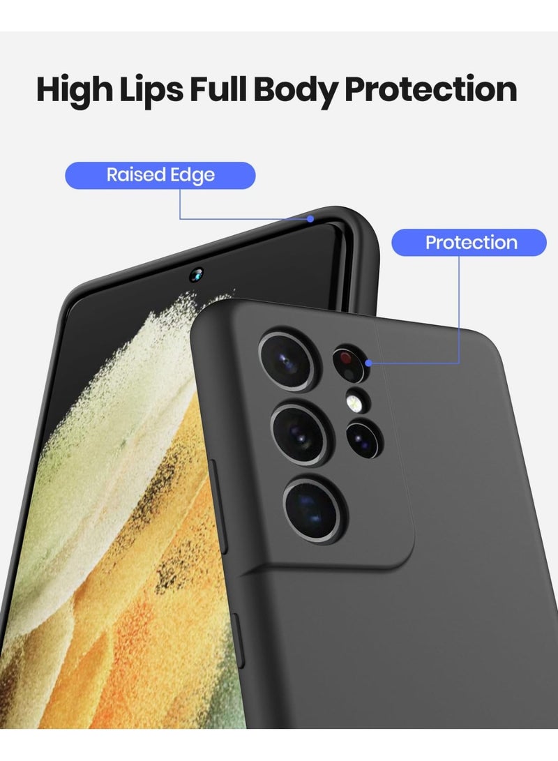 Houmt Samsung Galaxy S21 Ultra Case Cover Ultra-Thin Soft Silicone Case with Anti-Scratch Microfiber Lining Cushion for Samsung S21 Ultra - Image 2