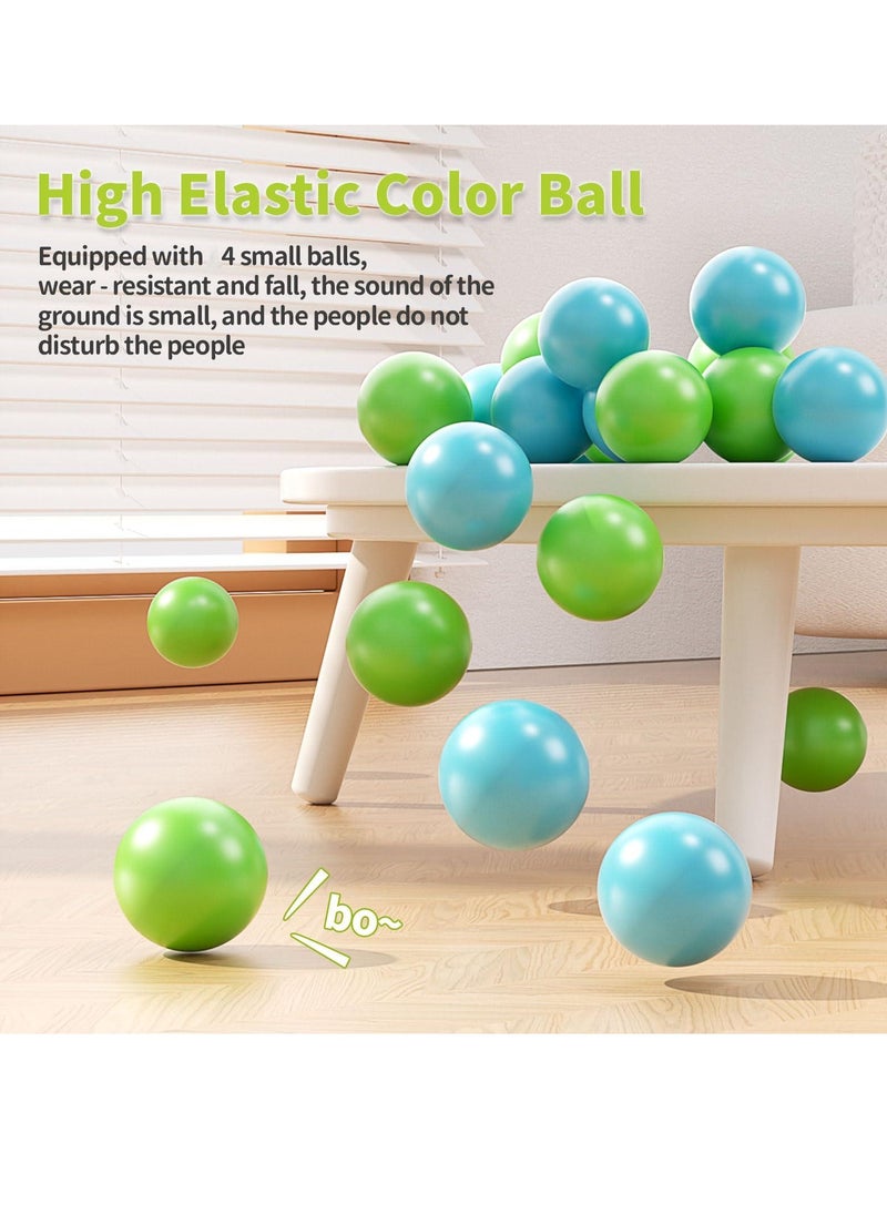 null - Catch and Toss Ball Game Set, 2 Beach Toys for Family Fun, Includes 2 Launchers and 14 Balls, Outdoor Games for Kids and Adults Ages 3,12 - Image 1