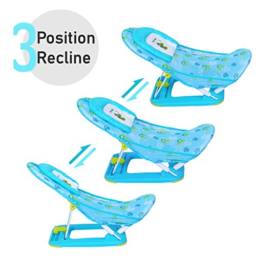 1st Step Baby Bather with 3 Level Recline and Anti-Skid Base (Blue) - Image 4