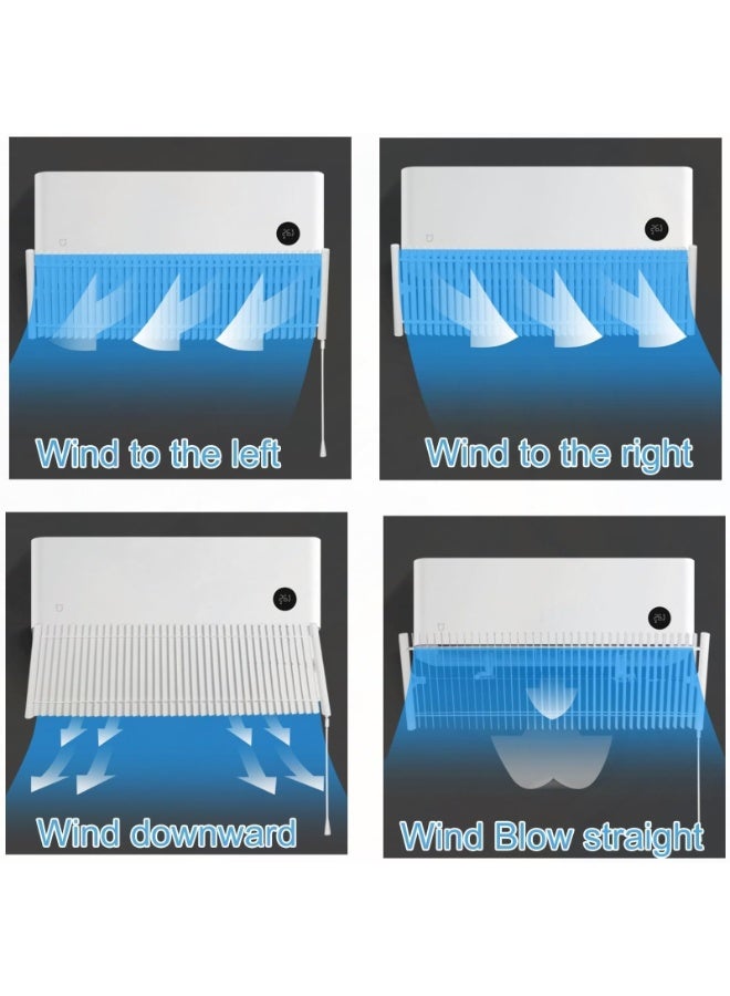 Air Conditioner Deflector Air Conditioning Wind Shield, Split Ac Adjustable Flow Deflector Preventing Ac From Blowing Directly, For Home Office Retractable Ac Windshield - Image 4
