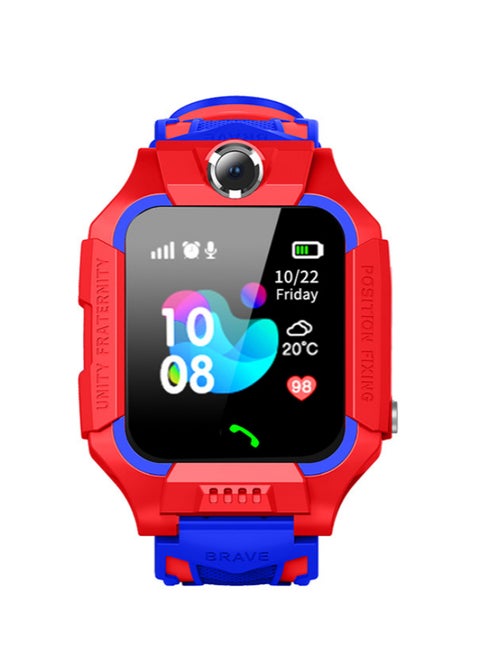 Smartwatch With Camera  GPS Tracker  Midnight Sim Card  RED