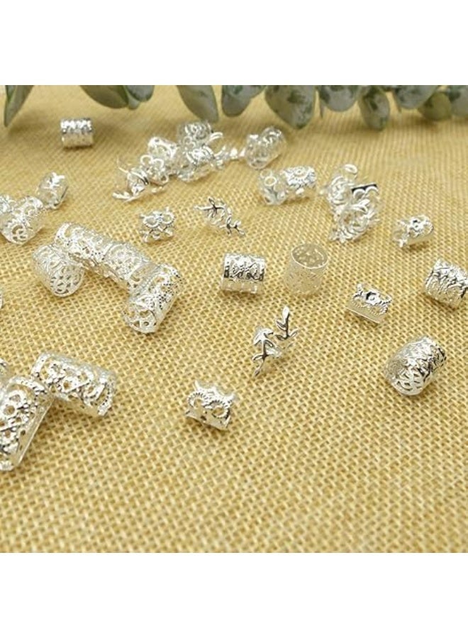 Decorative Hair Rings for Braids – Stylish Lace Design Metal Hair Bands with Attractive Colors for Braids Girls and Ladies, Perfect for Daily Use, Parties, Special Occasions - Image 5