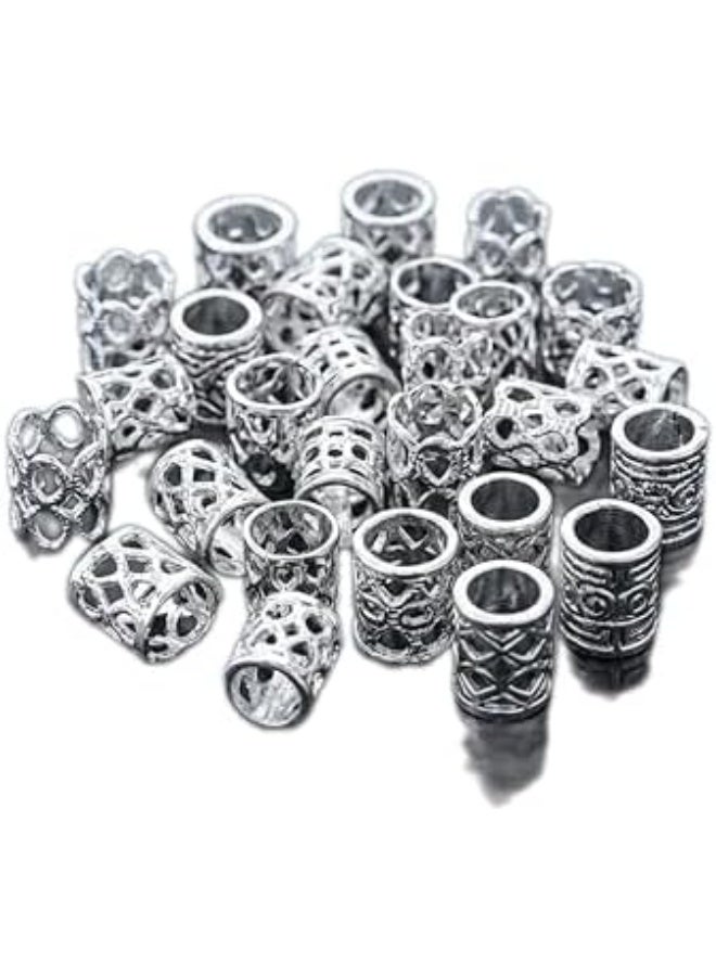 Decorative Hair Rings for Braids – Stylish Lace Design Metal Hair Bands with Attractive Colors for Braids Girls and Ladies, Perfect for Daily Use, Parties, Special Occasions - Image 1