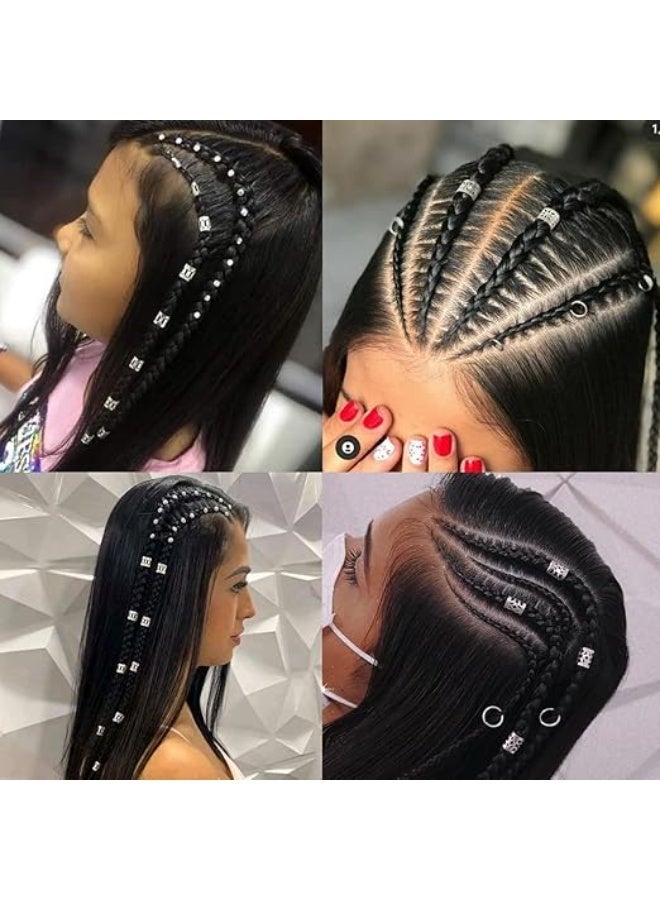 Decorative Hair Rings for Braids – Stylish Lace Design Metal Hair Bands with Attractive Colors for Braids Girls and Ladies, Perfect for Daily Use, Parties, Special Occasions - Image 4
