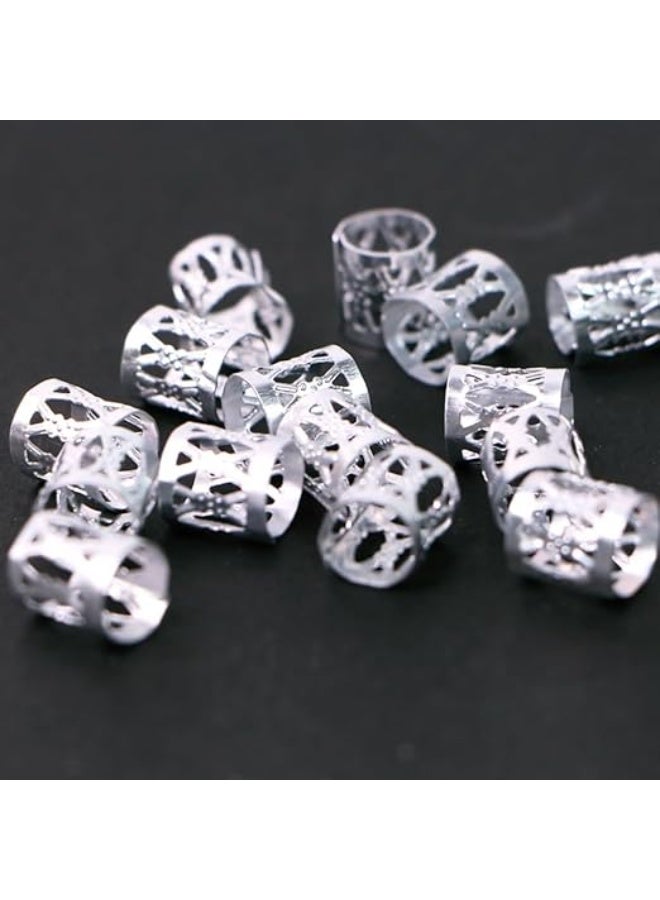 Decorative Hair Rings for Braids – Stylish Lace Design Metal Hair Bands with Attractive Colors for Braids Girls and Ladies, Perfect for Daily Use, Parties, Special Occasions - Image 2