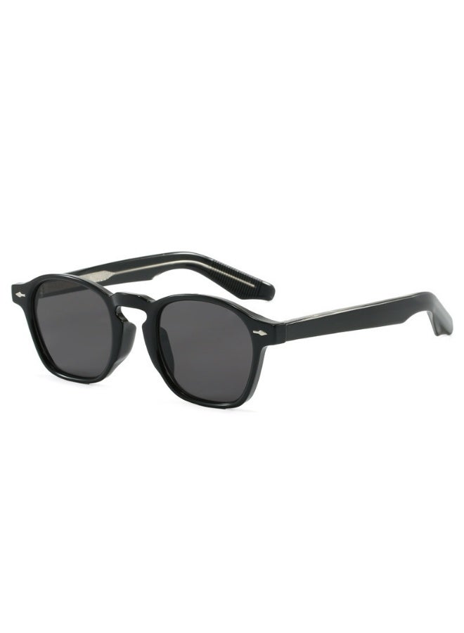 VANLINKER Retro Small Square Sunglasses for Men Women Thin Cube Shades Vintage Slim Frames Intellectual Style VL9774 - Image 1