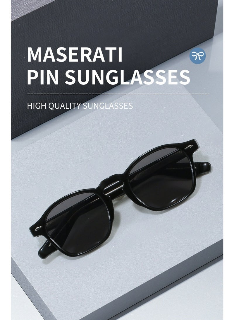 VANLINKER Retro Small Square Sunglasses for Men Women Thin Cube Shades Vintage Slim Frames Intellectual Style VL9774 - Image 3