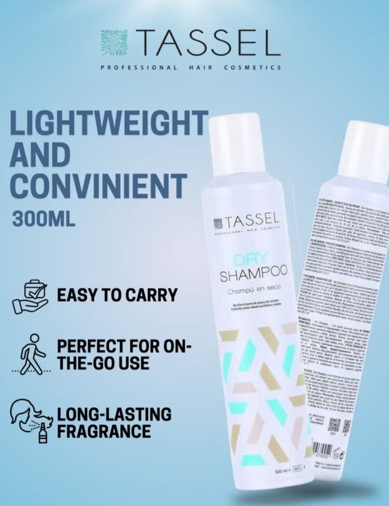 TASSEL Dry Shampoo 300ml With Volumizing, Refreshing, And Cleansing Hair Treatment For Effortless Beauty, Shine - Image 2