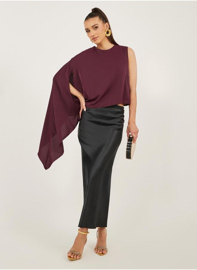 Styli One Cape Sleeve Regular Fit Top  - Image 2