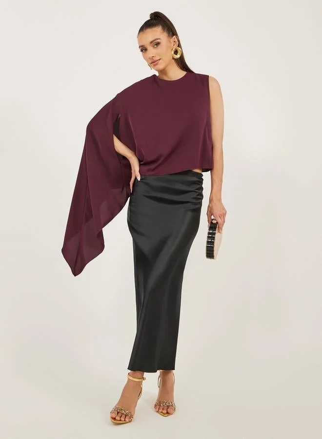 Styli One Cape Sleeve Regular Fit Top