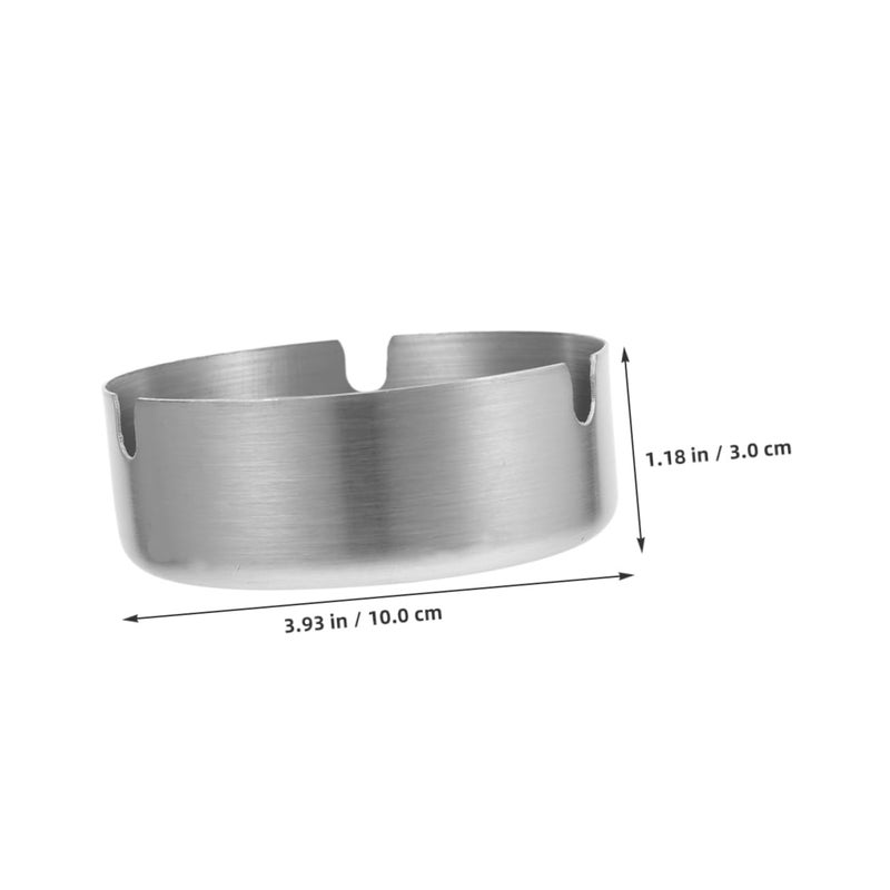 علبة سجائر من الفولاذ المقاوم للصدأ قابلة للتركيب على الحائط ومقاومة للرياح للاستخدام الداخلي والخارجي في المنزل والمكتب والسفر - Image 3