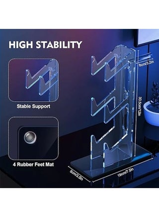 Universal 3 Tier Controller Holder with Headset Stand Holder for Xbox ONE Switch PS4 PS5 PC, Controller Stand Bracket Gaming Accessories - view 3