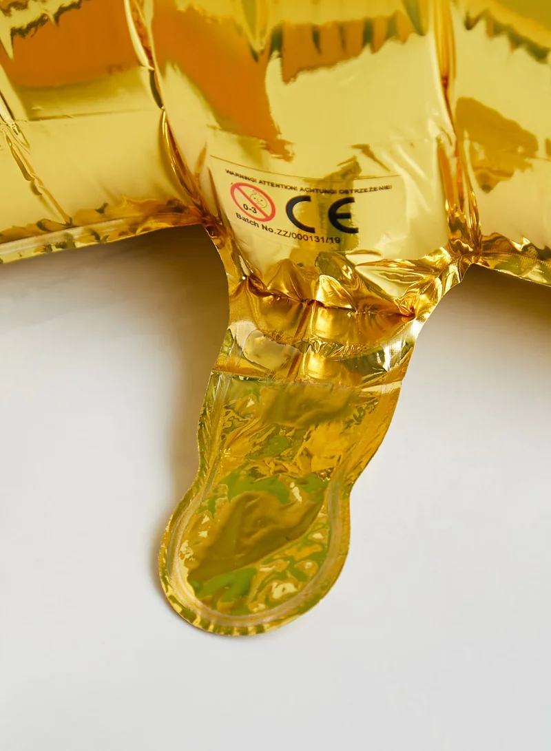 Party Camel 19" Star Gold Foil Balloon