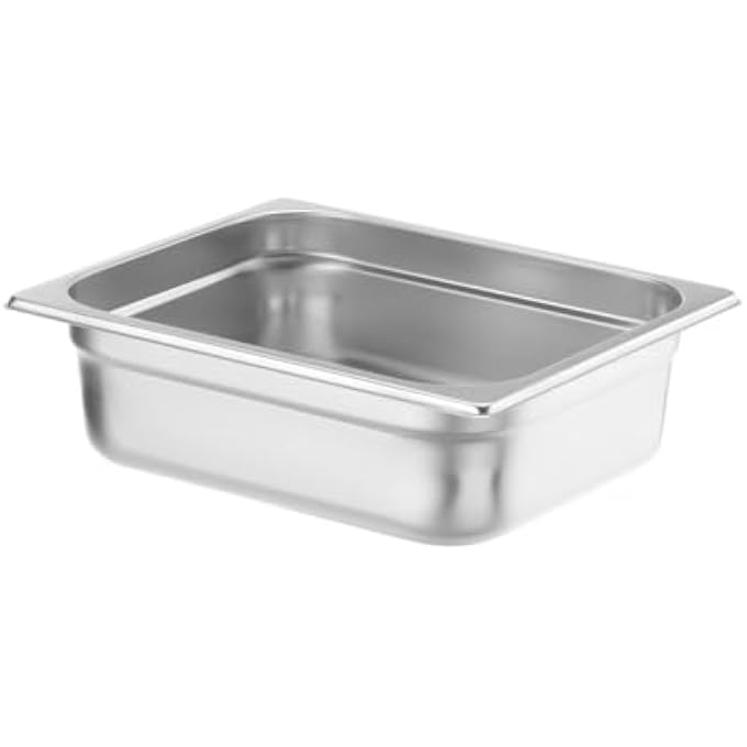 هندي المستلم Gn 12Contenedor GnApilableResistente A Temperaturas De 40 A 300Capto Para HornosCongeladoresCalientaplatosBao Mara65L325X265XH 100MmAcero Inoxable 1810 - Image 2