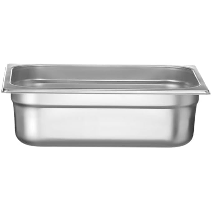 هندي المستلم Gn 12Contenedor GnApilableResistente A Temperaturas De 40 A 300Capto Para HornosCongeladoresCalientaplatosBao Mara65L325X265XH 100MmAcero Inoxable 1810 - Image 1