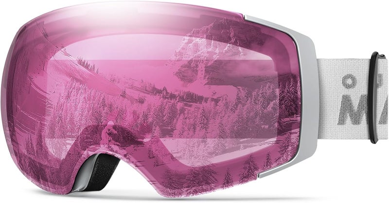 OutdoorMaster Ski Goggles PRO - Frameless, Interchangeable Lens 100% UV400 Protection Snow Goggles for Men & Women - Image 1