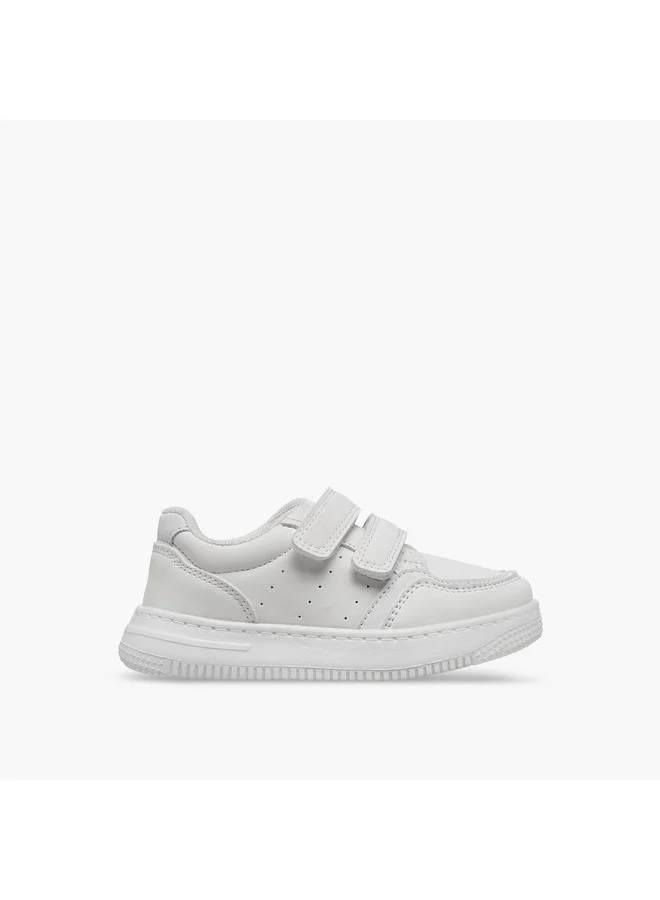 LBL by Shoexpress Boys Perforated School Shoes with Hook and Loop Closure
