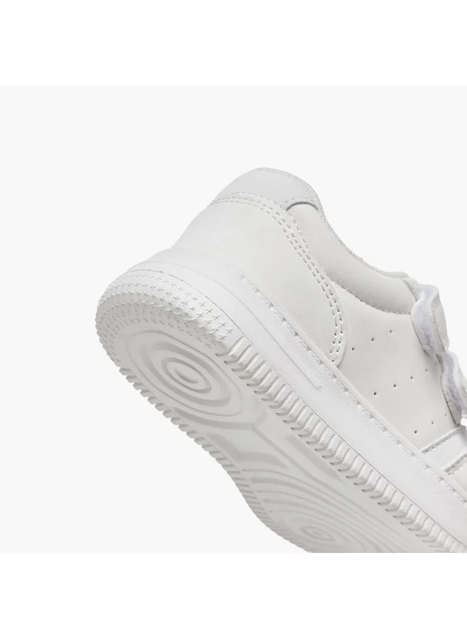 LBL by Shoexpress Boys Perforated School Shoes with Hook and Loop Closure