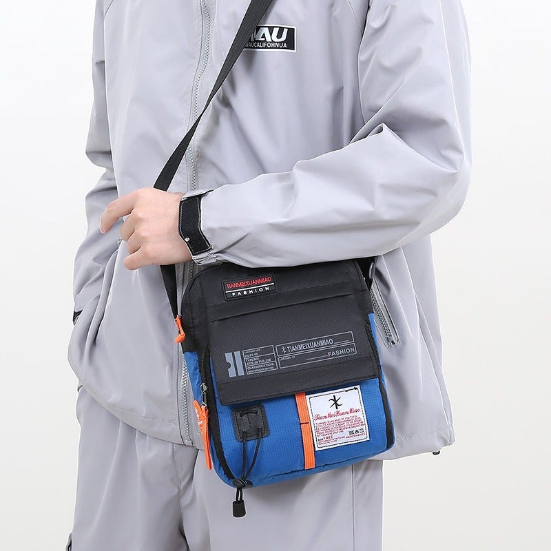 Trendy Minimalist Crossbody Bag For Men, Fashionable Portable Versatile Phone Small Square Bag, Couple Korean Version Casual Shoulder Bag - Image 4