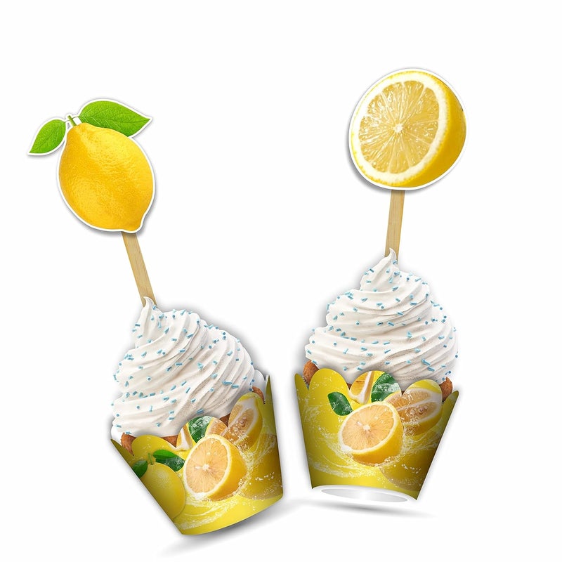 Seyal Lemon cupcake wrapper - Image 1