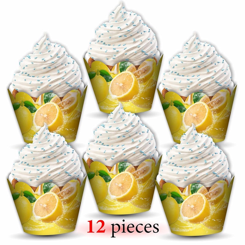 Seyal Lemon cupcake wrapper - Image 2