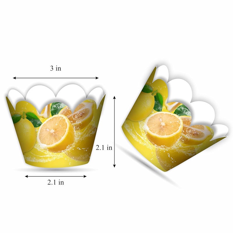 Seyal Lemon cupcake wrapper - Image 3