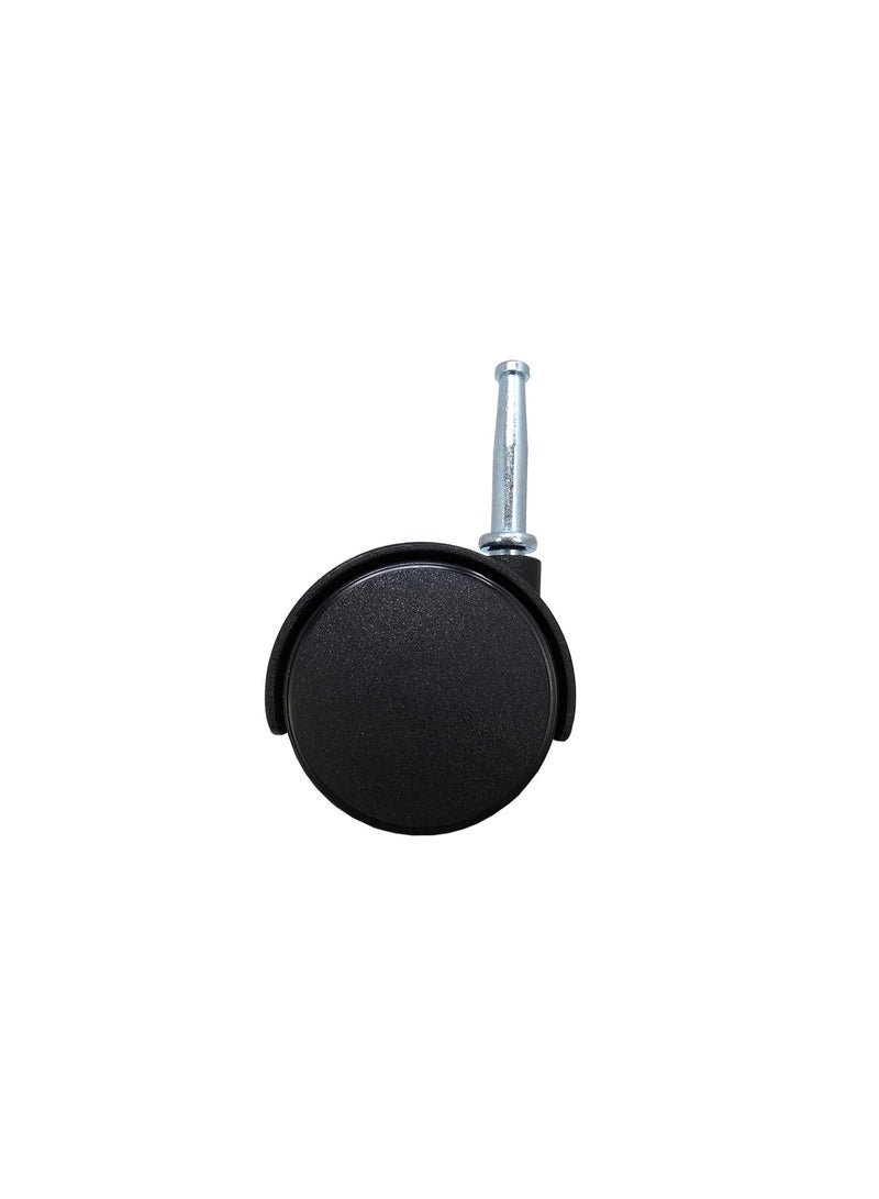 Shepherd Hardware 9418 2-Inch Office Chair Caster, Twin Wheel, 5/16-Inch Stem Diameter, 75-lb Load Capacity, Black, 2 Count (Pack of 1) - Image 2