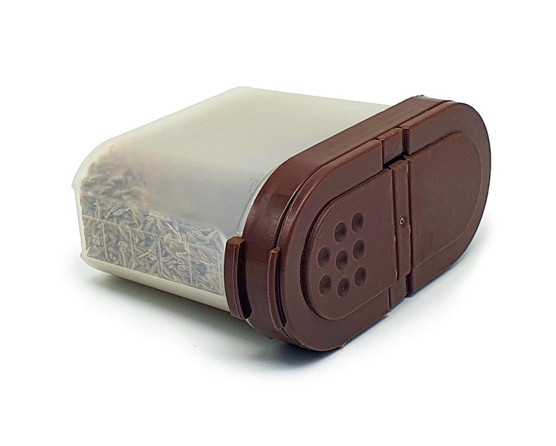 Mahaware Modular Wonder Spice Shaker and Sprinkler Combo Set, Set of 6, Brown - Image 2