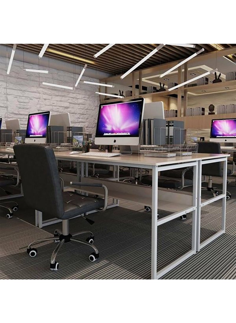 AnneFish 120*60*72cm Computer Desk Home Office Writing Study Desk Modern Simple Style Laptop Table With Storage Board  - Image 5